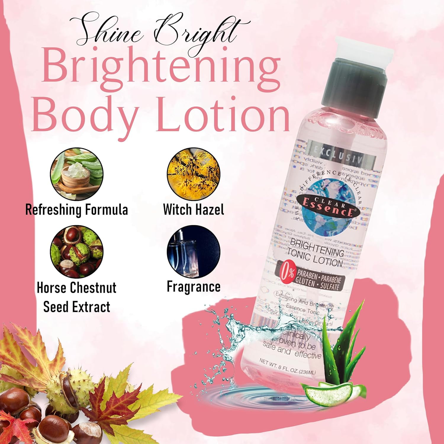 Clear Essence Brightening Tonic Lotion, Dark Spot Corrector