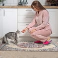 thumbnail image 4 of 2 Piece Bohemian Light Blue National Design Farmhouse Rug Kitchen Rug Set, Decor Kitchen Rugs, Absorbent Non-Slip Washable Floor Mats, Home Indoor Runner Rugs 17"x47"+17"x30", 4 of 7