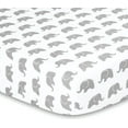 The Peanutshell Elephant Walk Crib Bedding Set for Baby Boys or Baby