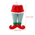 thumbnail image 3 of VerPetridure Creative Leg Hanging Decor Christmas Hanging Decorations Christmas Tree Plush Ornaments, 3 of 3