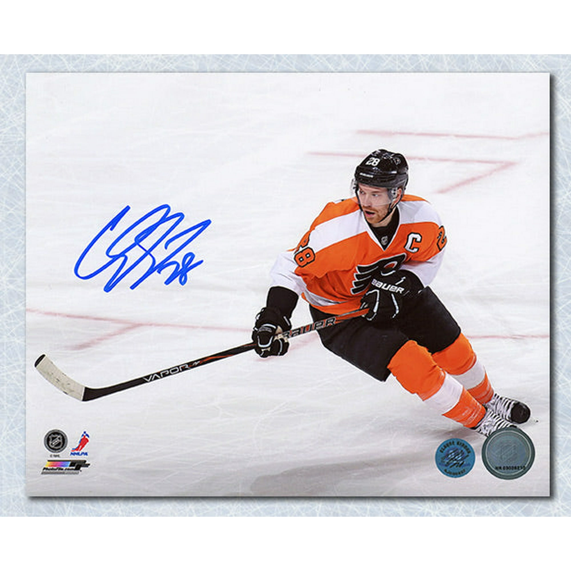 Claude Giroux Philadelphia Flyers Autographed Hockey 8x10 Photo Walmart