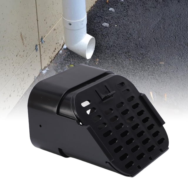 Gutter Downspout Connector Outlet Guard, Landscaping Drain Pipe Adapter Type A Gutter Downspout Extensions Residential with Leaf Guard No Professional Tools for Residential