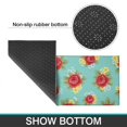 thumbnail image 6 of Pioneer Flower Floral Print Pattern Kitchen Rugs Sets Of 2, Anti Fatigue Non Slip Washable Floor Mats for Kitchen Sink Laundry, 17X30 Inch + 17X47 Inch, 6 of 6