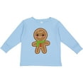 thumbnail image 3 of Inktastic Gingerbread Christmas Boys or Girls Long Sleeve Toddler T-Shirt, 3 of 5