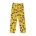 thumbnail image 4 of Kdxio Duck with Star Sunglasses Print Men's Sleep Pajama Pant Lounge Pants with Pockets, 4 of 8