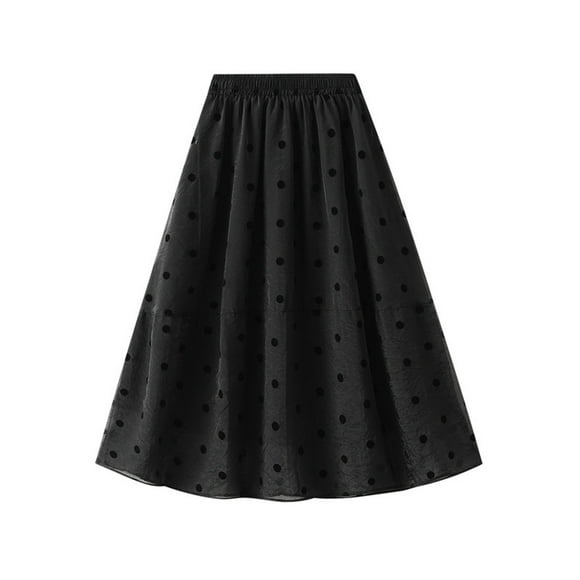 COM1950s Skirts for Women,Summer Skirts for Women,Women's Summer Casual Polka Patchwork Layer Sweet Half Skirt,Women's Skirts for Summer,Women's Summer Skirts,Women's Summer Skirts,Skirt for Women