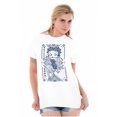 thumbnail image 4 of Betty Boop Floral Paisley Bandana Short Sleeve Women's Graphic Tee Brisco Brands S, 4 of 5
