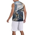 thumbnail image 2 of Sikiie Mountain White Dragon Basketball Jersey Reversible Men's Mesh Athletic Sports Shirts Training Practice S-4XL4X-Large, 2 of 6
