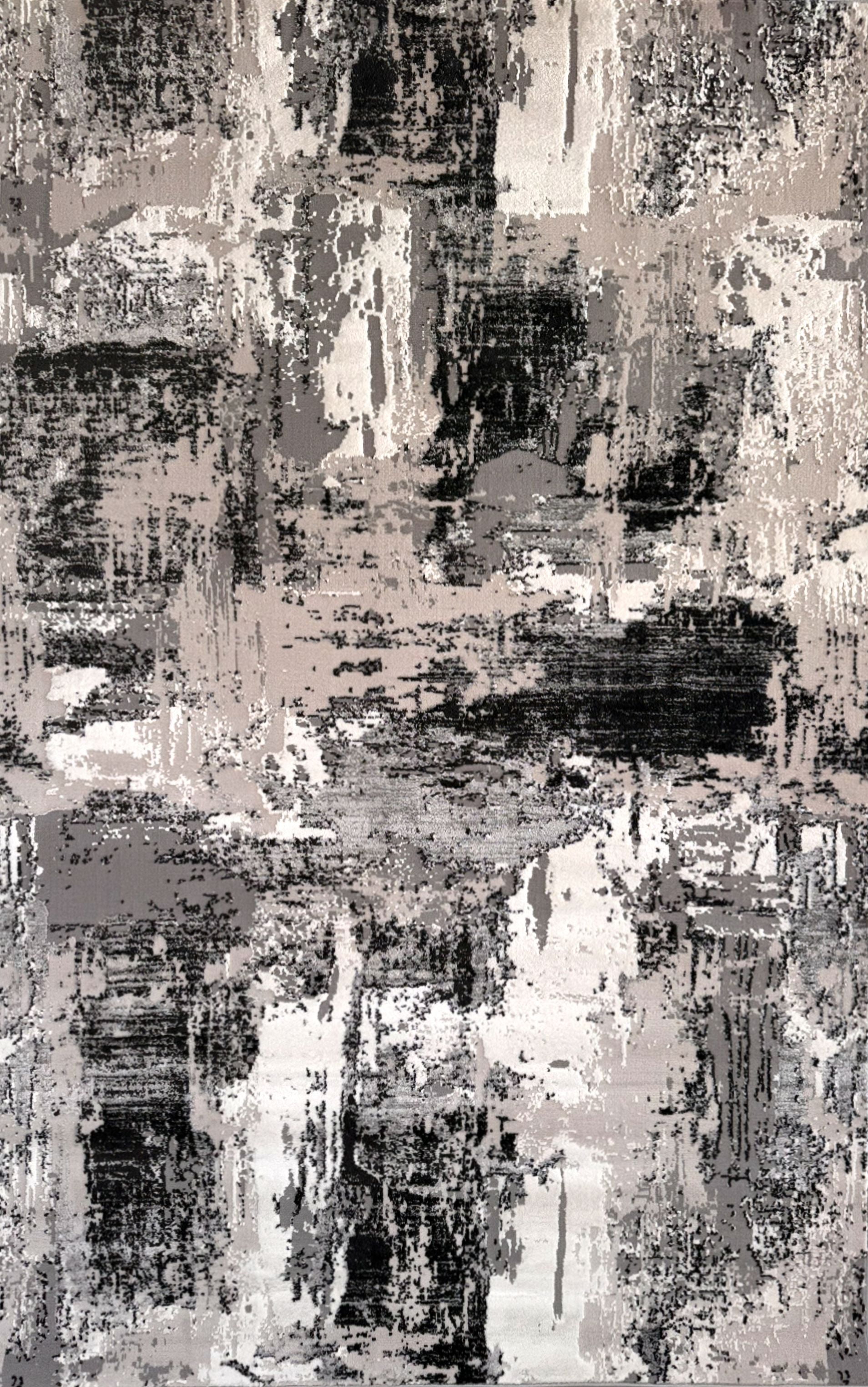 Rug Branch Atlas Classic Indoor Area Rug, Grey Beige, Modern - Living Room, Bedroom, Dining Room, and Kitchen