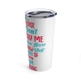 thumbnail image 4 of Glamour Queen 20oz White Tumbler with 'Please Don't Talk To Me' Logo for Stylish Beverage Enjoyment, 4 of 5