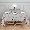 thumbnail image 3 of Gray Chicken Colorful Rooster Pattern Square Tablecloth,Waterproof Square Table Cover,Wipeable Spillproof Washable Table Cover for Home Kitchen Party Decor 42"X42"(107x107cm), 3 of 6