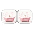 thumbnail image 7 of Gaeub Cute Bathtub Print 2-Piece Windshield Sun Shade,Foldable Car Front Window Sunshade,for Most Cars SUV Truck,Heat Blocker Visor Protector-Small, 7 of 7