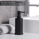 thumbnail image 2 of Dispensador de jabón negro, botella con bomba dispensadora fácil de apretar de 240 ml, dispensadores de loción y jabón de metal a prueba de herrumbre, 2 of 5