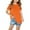 Orange, variant on T-Shirts for Girls Crew Neck Solid Short Sleeve Summer Tops Kids Basic Tees 3-14 Years