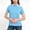 Womens Tops Light Blue, variant on ylioge Golf Shirts for Women Plus Size S-4X Short Sleeve Button Collared Tees Tops Womens Casual Color Block Pullover Slim Athletic Workout T-Shirts