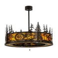 thumbnail image 3 of Meyda Tiffany 146112 Tall Pines 30" 5 Blade Indoor Ceiling Fan - Copper, 3 of 5