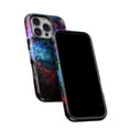 thumbnail image 5 of DesignSkinz Scratch-Resistant Hard Slim Case Compatible with iPhone 15 Pro Max (Compatible with MagSafe) - Neon Colored Paint Universe, 5 of 9