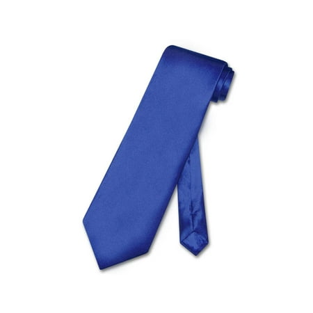 - Biagio 100% SILK NeckTie Solid ROYAL BLUE Color Men's Neck Tie