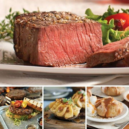 Food Gift Packaging - Omaha Steaks Top Sirloin Dinner Holiday Gift Father's Day Food Christmas Gift Package Gourmet Deluxe Steak Gift