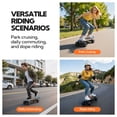 thumbnail image 6 of EBOSSOM Electric Skateboard with 350W Motor, 27" Eboard with Remote Control, 4 Modes Max 10Mph, 8 Layers Deck,Gifts for Beginners and Teens,ES6 SE, 6 of 8