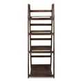 thumbnail image 3 of Home Decorative Modern 4 Tier Wood Shelf Stand Brown, 3 of 6