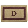 thumbnail image 2 of Nedia Home 02023D Paillasson en Fibre de Coco Robuste - Cadre Marron 22 x 36 Po - Monogramme, 2 of 4