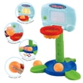 thumbnail image 3 of LotFancy Baby Basketball Hoop for Toddlers, Height Adjustable 2 in 1  Sports Toy Set for Kids 1-3, 3 of 8