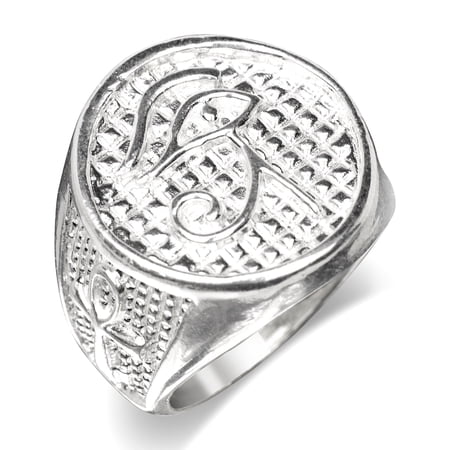 Eye of Ra .925 Sterling Silver Signet Ring
