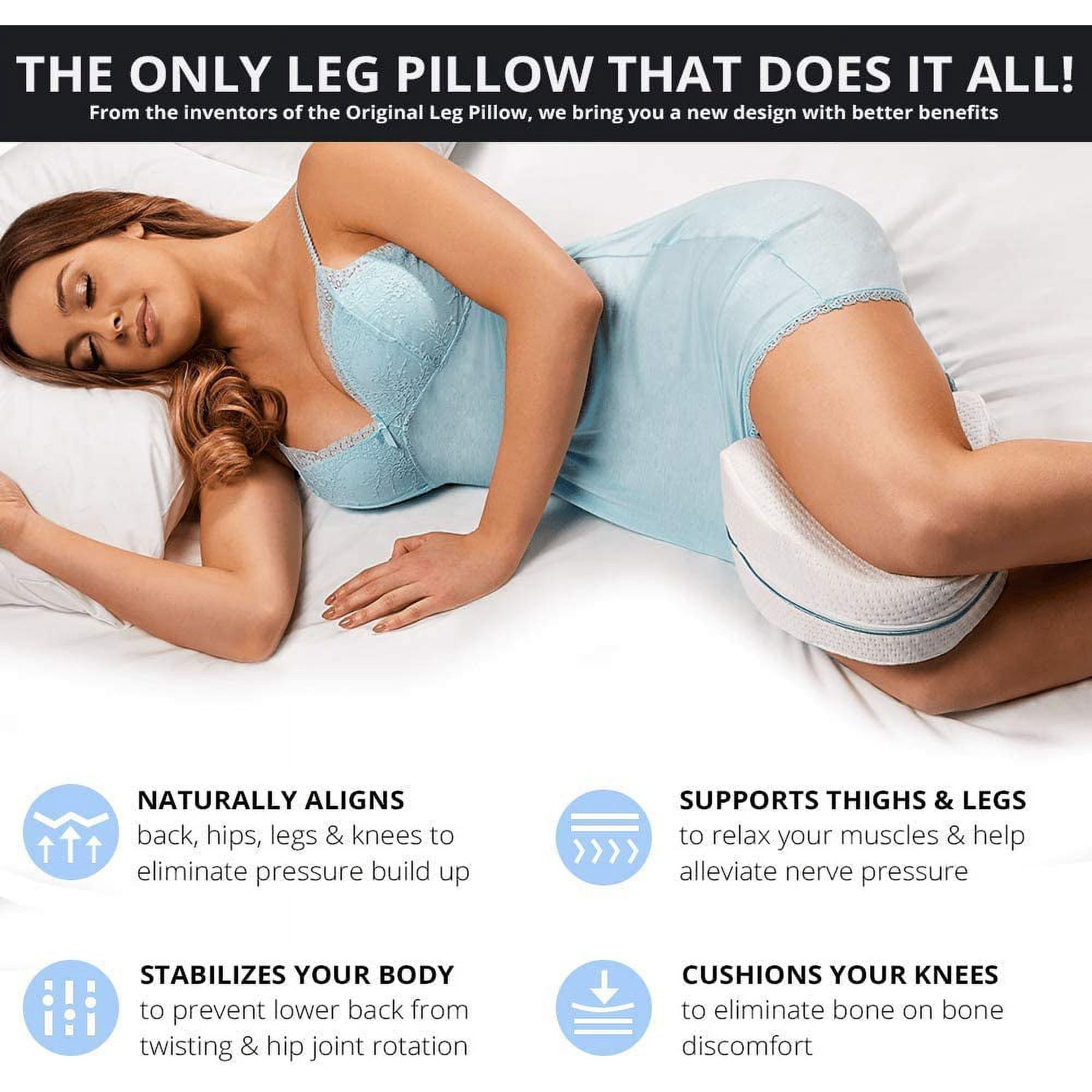 Explosive Legacy Leg Knee Foam Support Pillow Soothing Pain Relief For Sciatica Back Hips Knees Joints As Seen On Tv