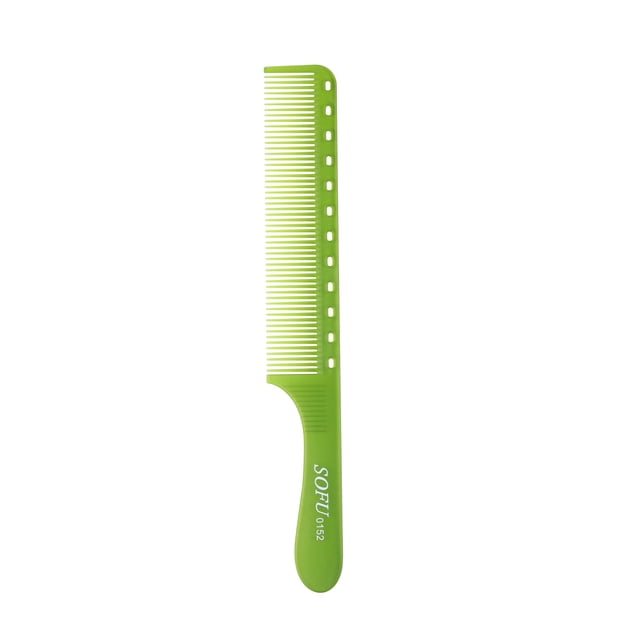 Peine de pelo ultrafino para hombre, peine de corte de pelo plano profesional de estilista, peine de plástico antiestático con forma de manzana