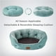 thumbnail image 5 of Cama para mascotas para perros y gatos pequeños, lavable, 25 cm, azul, 5 of 8