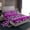 Purple, variant on Homewish Girly Pink Cheetah Print Bed Sheets, Fashion Polkadots King Sheets, Romantic Anniversary Sheet Set,4pcs