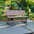 thumbnail image 2 of Lifetime New Outdoor or Indoor Convertible Patio Bench to Picnic Table, Mocha Brown (60139), 2 of 10