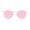 Clear Pink, variant on Womens Cat Eye Gold Frame Fashion Sunglasses