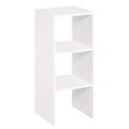 thumbnail image 2 of ClosetMaid Decorative Home Stackable 2-Cube Organizer Storage, White (3 Pk), 2 of 7