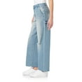 thumbnail image 3 of WallFlower Women's Carpenter Denim Low-Rise Insta Classic Juniors Jeans, 3 of 7