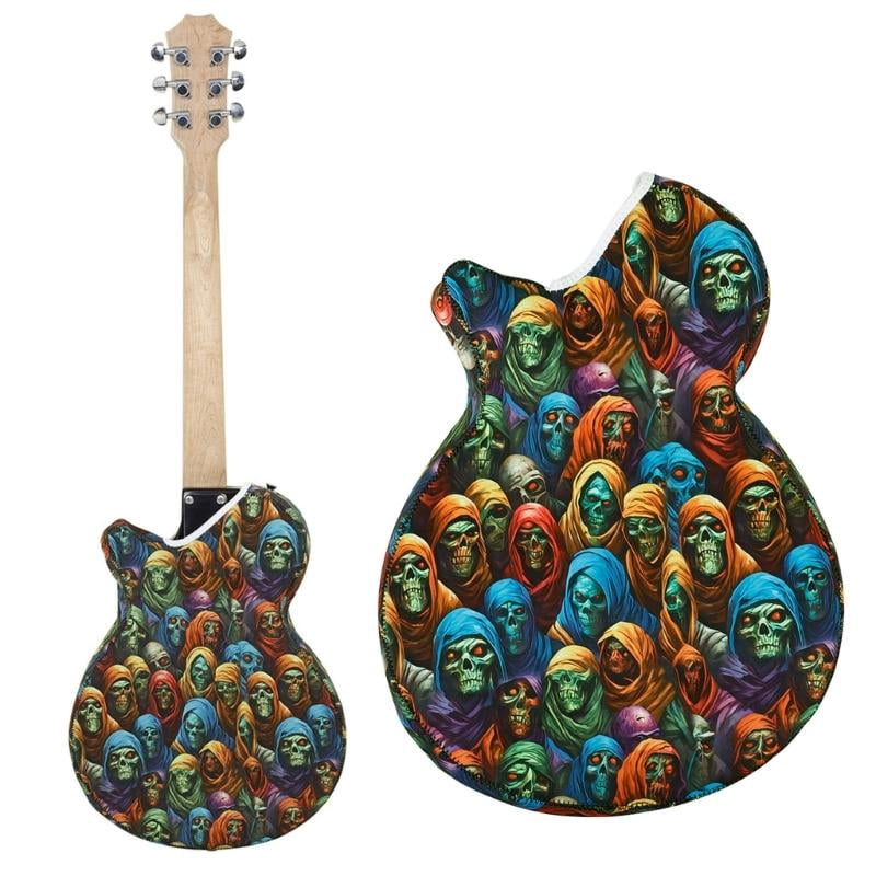 CEORPER Electric Guitar Protection Guitar Dust Cover Print Guitar Shell Case Dust Cover