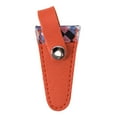 thumbnail image 1 of Funda Protectora de Cuero Sintético para Tijeras de Manualidades, 8 X 3 Cm, Elegante Estuche de Almacenamiento para Tijeras de Bordar Y Coser. Naranja, 1 of 9