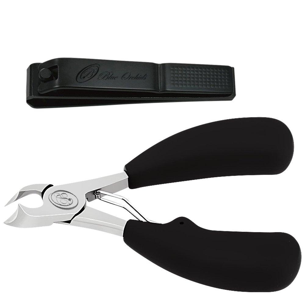 Podiatrist toenail clippers for thick nails for seniors & Men, professional heavy duty ingrown