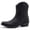 Black, variant on GLOBALWIN Denim Blue Square Toe Cowboy Boots For Women Cowboy Chic Western Boots For Women's Festival Outfits & Nashville Style Size 8M