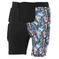 thumbnail image 2 of Protective Padded Shorts, Padded Hip Protection Breathable EVA Safe Impact Resistance  For Snowboarding Skating Black,Double Color, 2 of 8