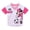 Minnie Pink White, variant on Minnie Mouse Little Girls' Soccer Jersey Pink White