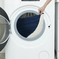 thumbnail image 5 of 1 Piece Swirls Design Embossed Solid Color Memory Foam Soft Bathroom Rug Set Non-Slip PVC Backing, 5 of 5