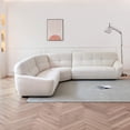 thumbnail image 6 of Youdao L-Shaped Sectional Sofa Oversied Corner Cloud Couch for Living Room Office Beige, 6 of 12