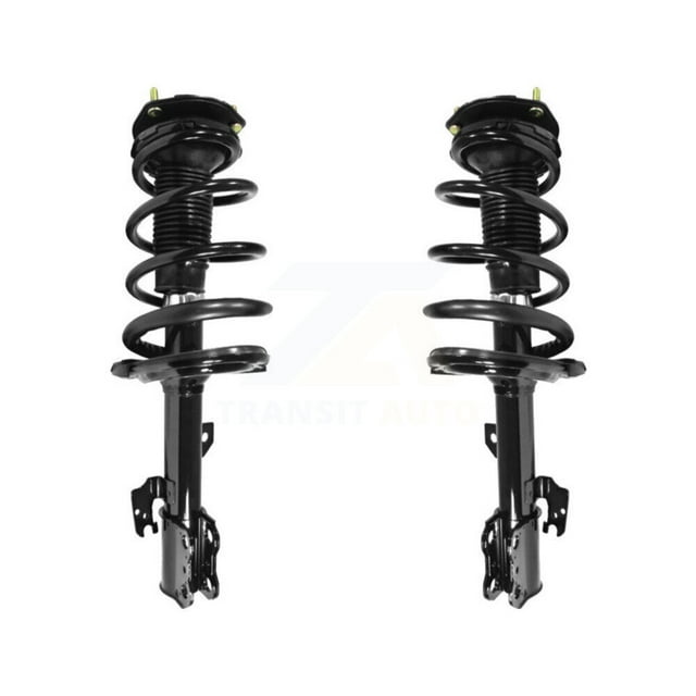 Transit Auto Front Complete Suspension Shocks Strut and Coil Spring Mount Assemblies Kit for Car Toyota Sienna FWD - Left Right Side (Driver Passenger) K78A-100218