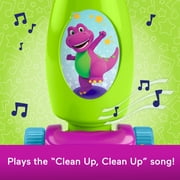 Fisher-Price Barneys World Clean Up Vacuum Electronic Toddler Toy with Lights, Music & Games
