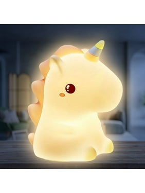 Hugo Touch Sensor & Silicone Made LED Dim Nursery Lamp for Kids, Teen and Toddler's Cute Room Decor For Sound Sleep And Ideal Birthday Gift - Unicorn