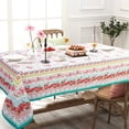 thumbnail image 2 of Pioneer Design Ladies Dishes Tablecloth, Floral Table Cloth, Vintage Tablecover for Rectangle Tables 60 x 102, Perfect for Kitchen Dinner, Restaurant, Holiday Picnic Party Table Cover, 2 of 5