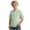 a-Green9019, variant on Boys Solid Color Spread Collar Roll Tab Short Sleeve Button Down Shirt With Bust Pocket Casual Regular Fit For Kids School Events Everyday Wear Casual Top