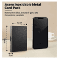 thumbnail image 5 of Tarjetero De Acero Inoxidable 1pz Malubero, Negro, 5 of 5